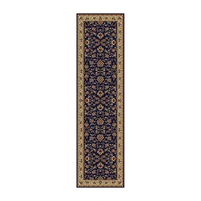 Radici Usa Como Terry Traditional Oriental Indoor Rectangular Runner In Blue
