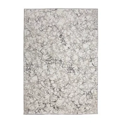 Radici Usa Livigno Abstract Washable Indoor Rectangular Area Rug In Gray