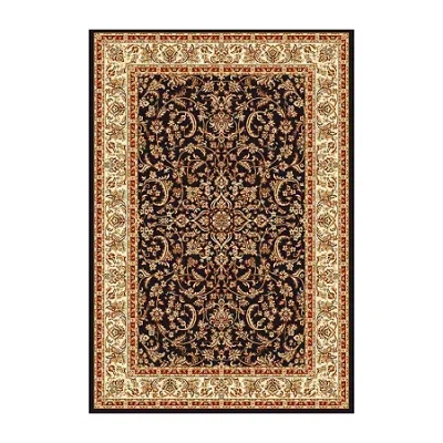 Radici Usa Noble Classic Traditional Oriental Area Rug In Black