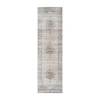 Radici Usa Radici Colosseo Traditional Vintage Distressed 26"x91" Indoor Rectangular Runner In White