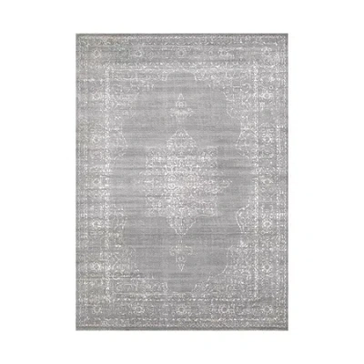 Radici Usa Radici Colosseo Traditional Vintage Distressed 39"x60" Indoor Rectangular Accent Rug In Gray