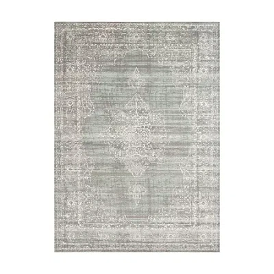 Radici Usa Radici Colosseo Traditional Vintage Distressed Area Rug In Green