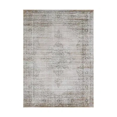 Radici Usa Radici Colosseo Traditional Vintage Distressed Area Rug In White