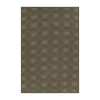 Radici Usa Radici Como Contemporary Geometric Trellis Area Rug In Green