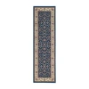Radici Usa Radici Como Intricate Traditional Oriental 26"x91" Indoor Rectangular Runner In Blue