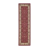 Radici Usa Radici Como Intricate Traditional Oriental 26"x91" Indoor Rectangular Runner In Red