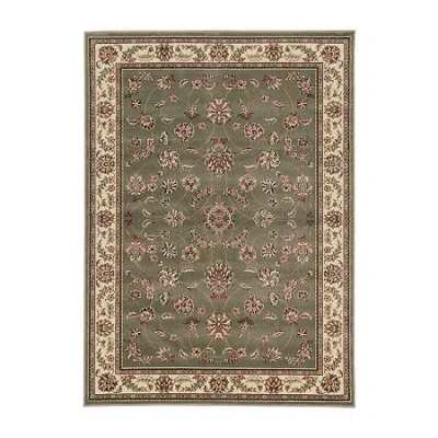 Radici Usa Radici Como Intricate Traditional Oriental Indoor Rectangular Area Rug In Green