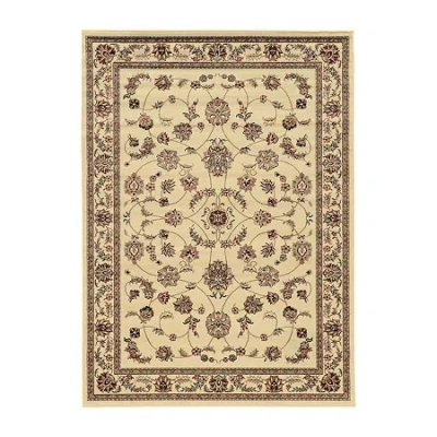 Radici Usa Radici Como Intricate Traditional Oriental Indoor Rectangular Area Rug In White