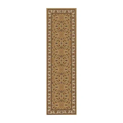 Radici Usa Radici Como Kashan Traditional Oriental Indoor Rectangular Runner In Sand