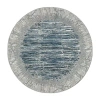 Radici Usa Radici Davide Abstract Indoor Round Area Rug In Blue