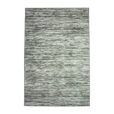Radici Usa Radici Davide Stripe Indoor Rectangular Accent Rug In Green