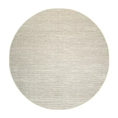 Radici Usa Radici Davide Stripe Indoor Round Area Rug In Sand