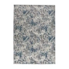 Radici Usa Radici Livgno Floral 5x7 Indoor Rectangular Area Rug In Blue