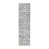 Radici Usa Radici Livigno Abstract 24"x96" Indoor Rectangular Runner In Gray