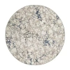 Radici Usa Radici Livigno Abstract 5'x5' Indoor Round Area Rug In Blue