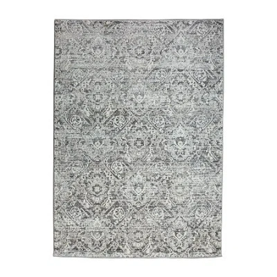 Radici Usa Radici Livigno Abstract 5x7 Indoor Rectangular Area Rug In Gray
