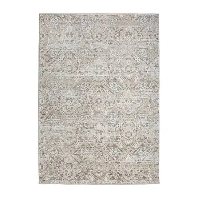 Radici Usa Radici Livigno Abstract 5x7 Indoor Rectangular Area Rug In Sand