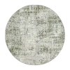 Radici Usa Radici Livigno Abstract Indoor Round Area Rug In Green
