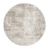 Radici Usa Radici Livigno Abstract Indoor Round Area Rug In Sand
