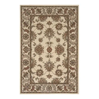 Radici Usa Radici Noble 39"x64" Prata Traditional Oriental Accent Rug In White