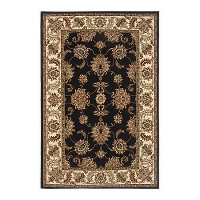 Radici Usa Radici Noble Prata Traditional Oriental Area Rug In Black