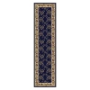 Radici Usa Radici Noble Scroll 26"x96" Traditional Oriental Runner In Blue