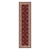 Radici Usa Radici Noble Scroll 26"x96" Traditional Oriental Runner In Red