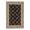 Radici Usa Radici Noble Scroll 39"x64" Traditional Oriental Accent Rug In Black