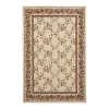Radici Usa Radici Noble Scroll 39"x64" Traditional Oriental Accent Rug In White