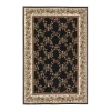 Radici Usa Radici Noble Scroll Traditional Oriental Area Rug In Black