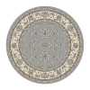 Radici Usa Radici Pisa Kashan Traditional Oriental Round Area Rug In Gray