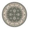 Radici Usa Radici Pisa Kashan Traditional Oriental Round Area Rug In Green