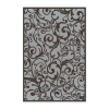 Radici Usa Radici Pisa Scroll Modern Transitional Area Rug In Gray