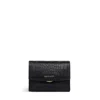 Radley Albert Road - Faux Croc Medium Flapover Wallet In Black