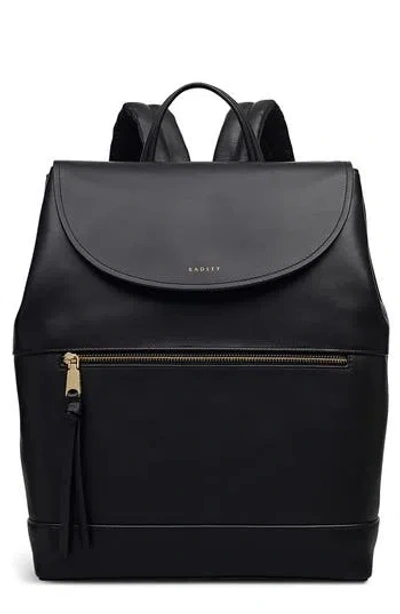 Radley Albion Street Leather Backpack In Black