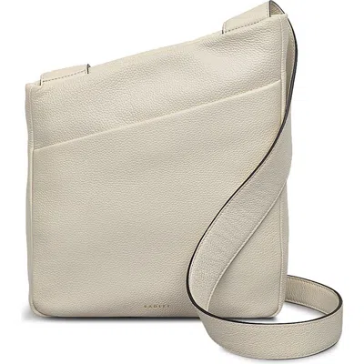 Radley Alpha Road Medium Leather Crossbody Bag In Gray