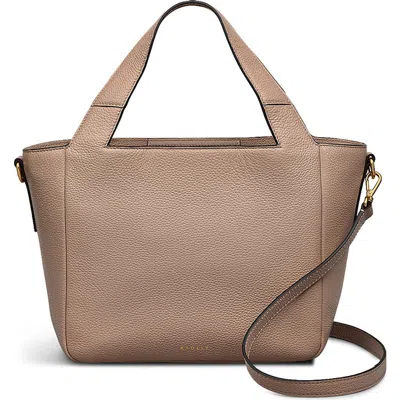 Radley Alpha Road Medium Leather Satchel In Brown
