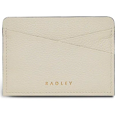 Radley Alpha Road Small Leather Card Holder In Gray