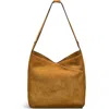 Radley Alpha Road Suede Shoulder Bag In Brown