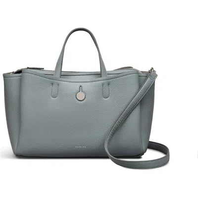 Radley Bathurst Mews Medium Ziptop Satchel Bag In Artichoke