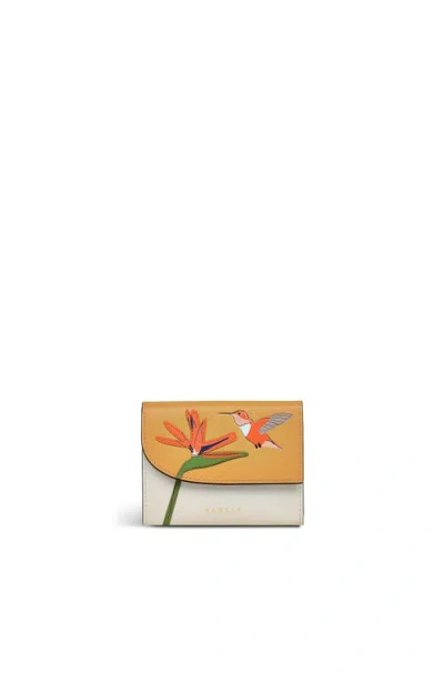Radley Bird Of Paradise Small Trifold Purse In Gray