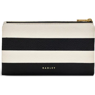 Radley Bishops Lane Stripe Leather Wallet In Multi