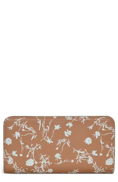 Radley Blooming Lovely Zip Around Wallet In Brown