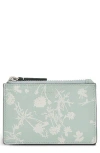 Radley Blooming Lovely Zip Card Case In Blue