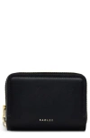 Radley Bow Street Small Zip Leather Wallet In Black