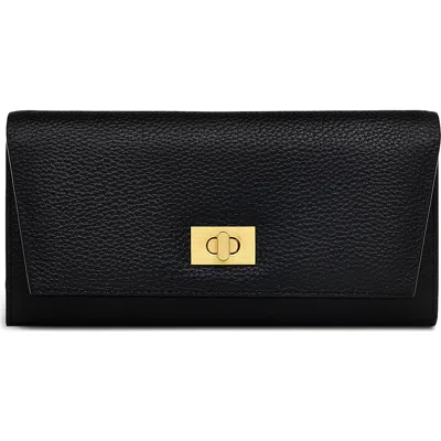 Radley Brooke Avenue Large Flapover Wallet In Black