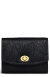 Radley Carpenter Yard Medium Flapover Wallet In Black