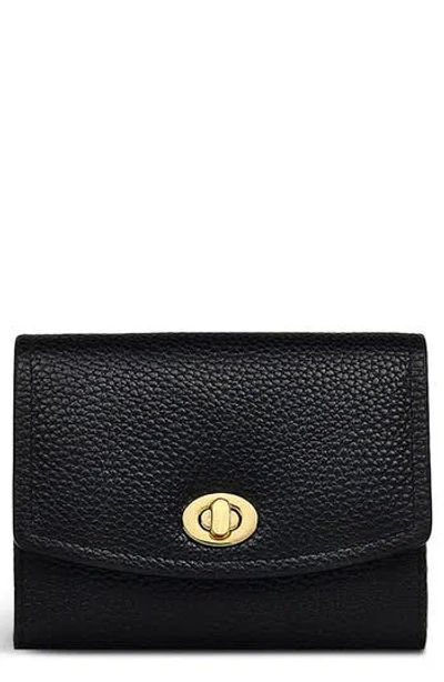 Radley Carpenter Yard Medium Flapover Wallet In Black