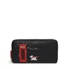 Radley Christmas Is Calling Large Zip Around Wallet In Black