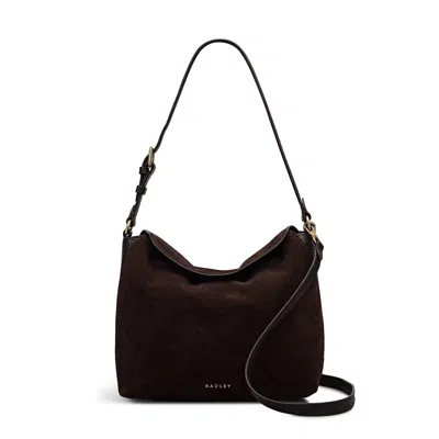 Radley City Road - Suede Medium Flapover Satchel Bag In Multi